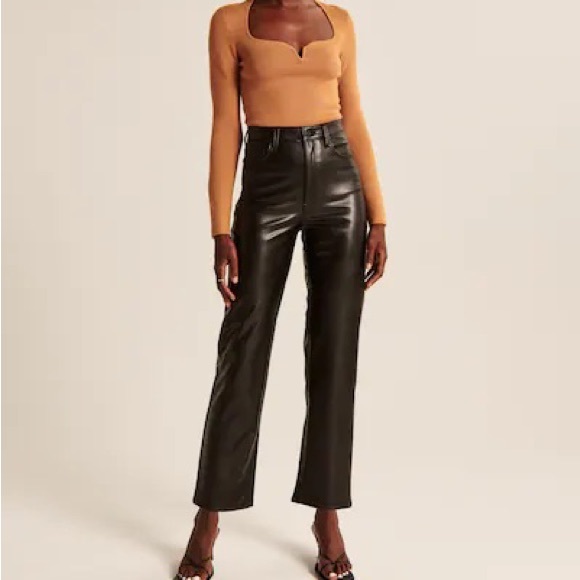 Abercrombie & Fitch Pants - Abercrombie Leather Pants